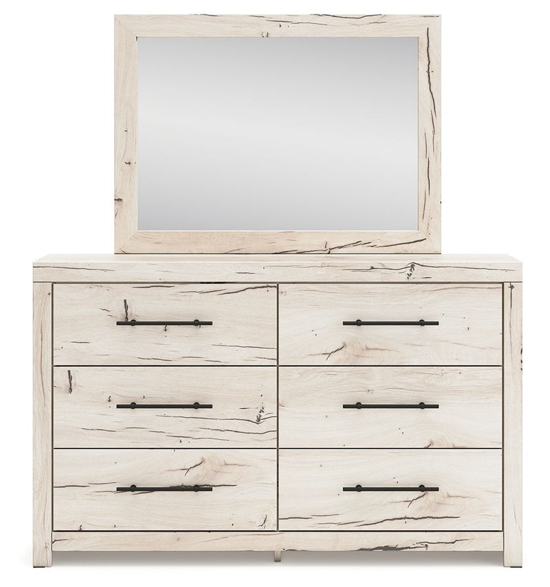 Lawroy - Light Natural - Dresser And Mirror - JaxCo Furniture