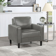 Ruth - Upholstered Track Arm Accent Chair - JaxCo Furniture