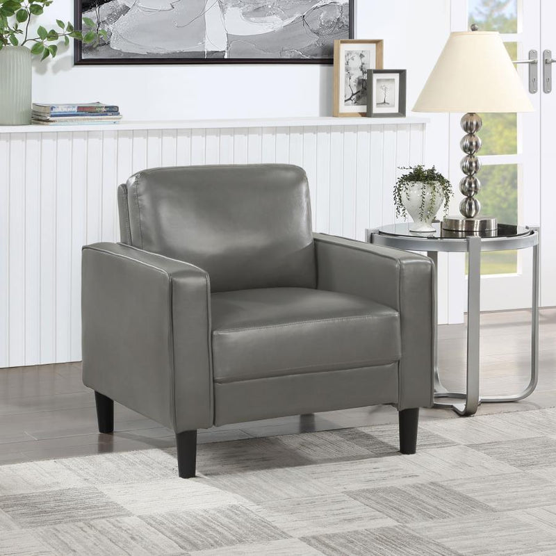 Ruth - Upholstered Track Arm Accent Chair - JaxCo Furniture