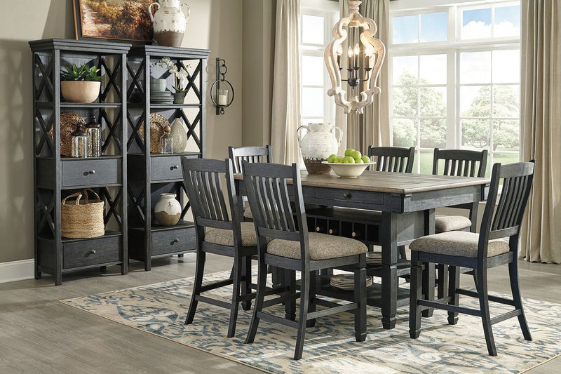 Tyler Creek - Counter Height Table Set - JaxCo Furniture