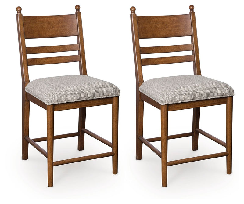 Greddinton - Upholstered Barstool (Set of 2) - JaxCo Furniture