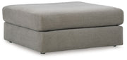 Avaliyah - Ash - Oversized Accent Ottoman - JaxCo Furniture