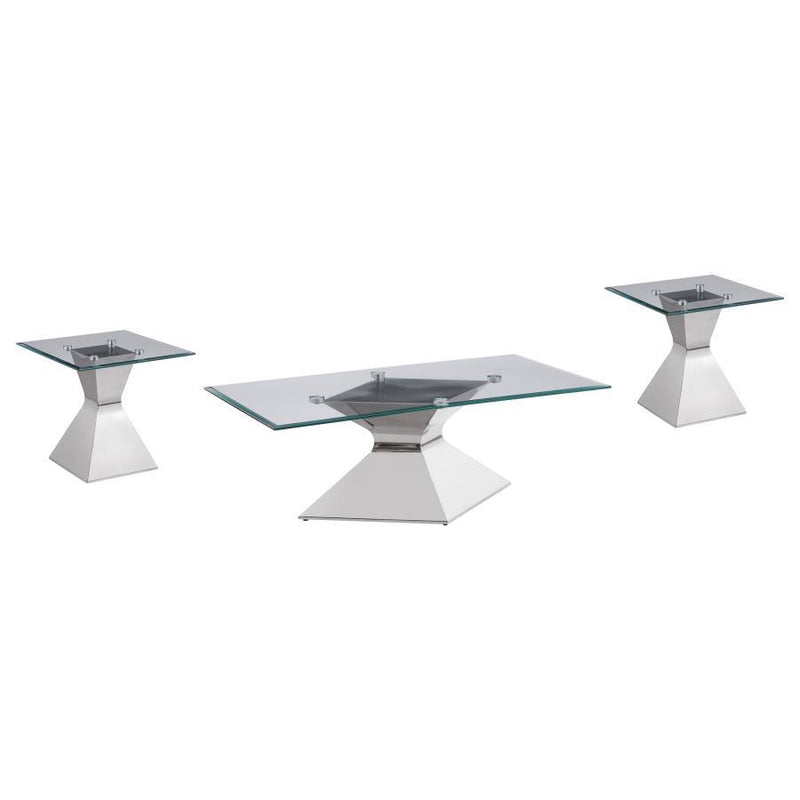 Jenny - Rectangular Coffee Table Set - JaxCo Furniture
