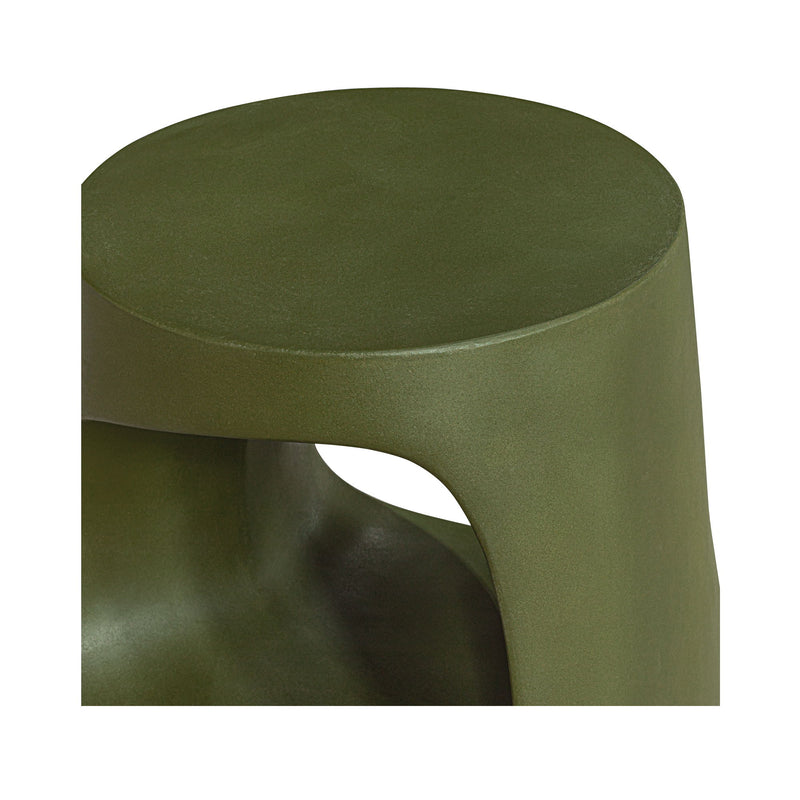 Rothko - Outdoor Stool - Dark Green - JaxCo Furniture