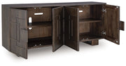 Cato - Dark Brown - Accent Cabinet - JaxCo Furniture