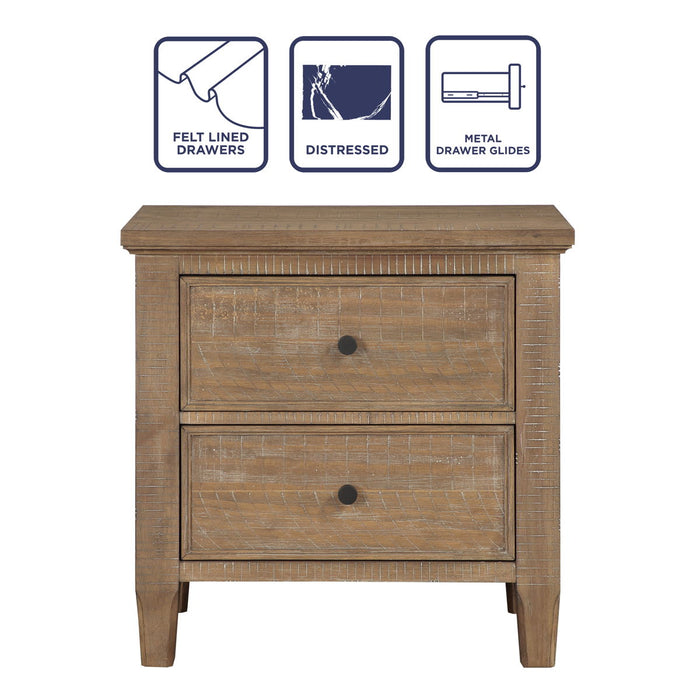 Riverdale - 2 Drawer Nightstand - Dark Brown - JaxCo Furniture