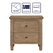 Riverdale - 2 Drawer Nightstand - Dark Brown - JaxCo Furniture