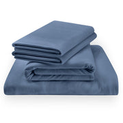 Linens - Tempur Rayon from Bamboo Sheet Set - Vintage Indigo - JaxCo Furniture