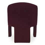 Clara - Performance Fabric Dining Chair - Plum - JaxCo Furniture