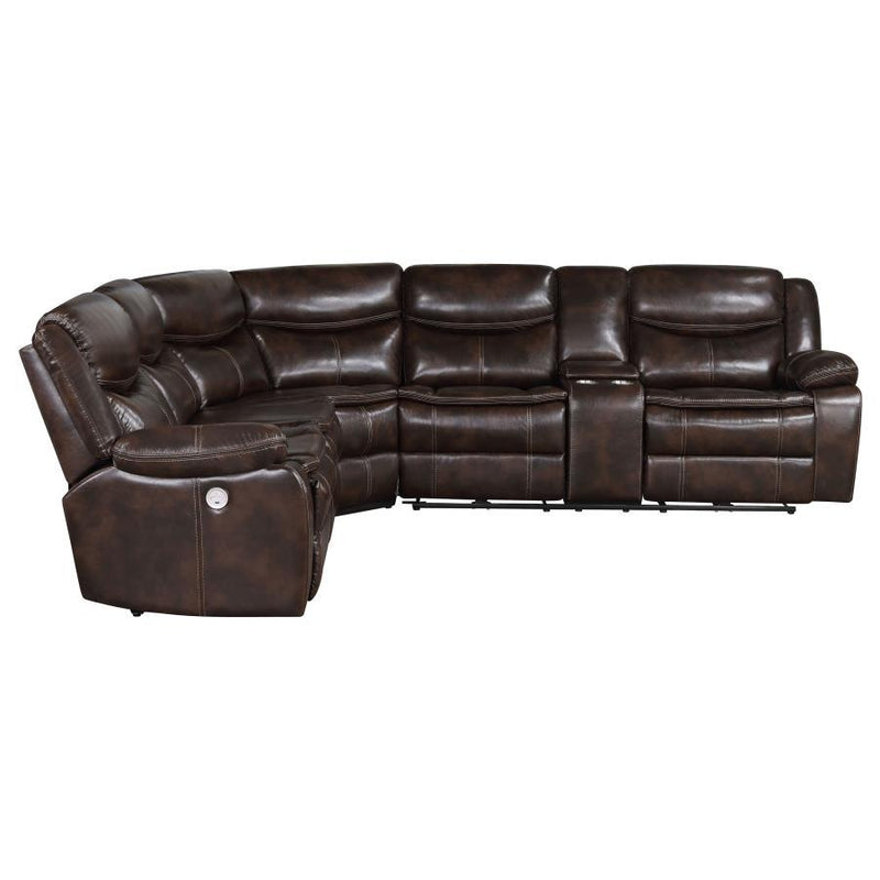 Sycamore - Upholstered Power Reclining Sectional Sofa - JaxCo Furniture