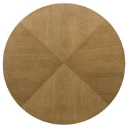 Danvers - Round Wood Dining Table - Brown Oak - JaxCo Furniture