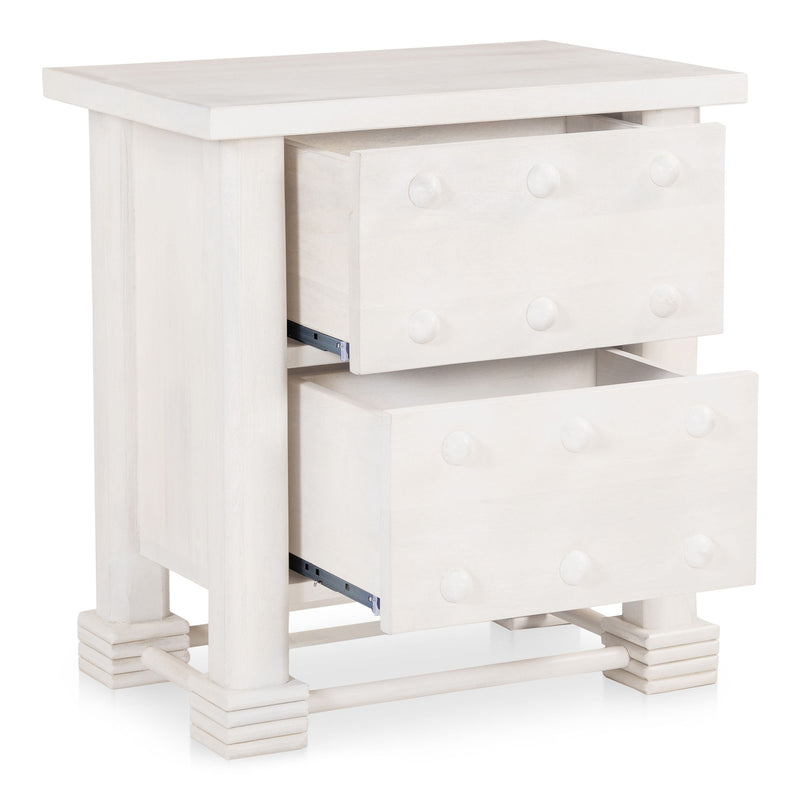 Clement - Nightstand - Whitewashed - JaxCo Furniture