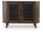 Mayridge - Medium Brown - Accent Cabinet - JaxCo Furniture