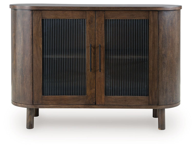 Mayridge - Medium Brown - Accent Cabinet - JaxCo Furniture