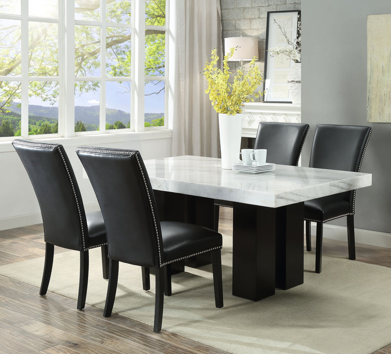 Camila - Rectangular Dining Set - White Top - JaxCo Furniture