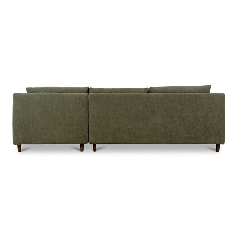 Hutton - Right Sectional - Olive - JaxCo Furniture