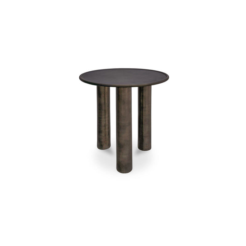 Deacon - Outdoor Side Table - Deep Bronze - JaxCo Furniture