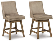 Tallenger - Swivel Barstool (Set of 2) - JaxCo Furniture
