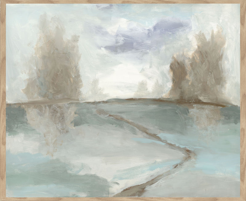 Blue Forest - 48" x 72" Painting By Buddy Whitlock - Blue - JaxCo Furniture