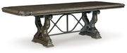 Maylee - Dark Brown - Dining Extension Table - JaxCo Furniture