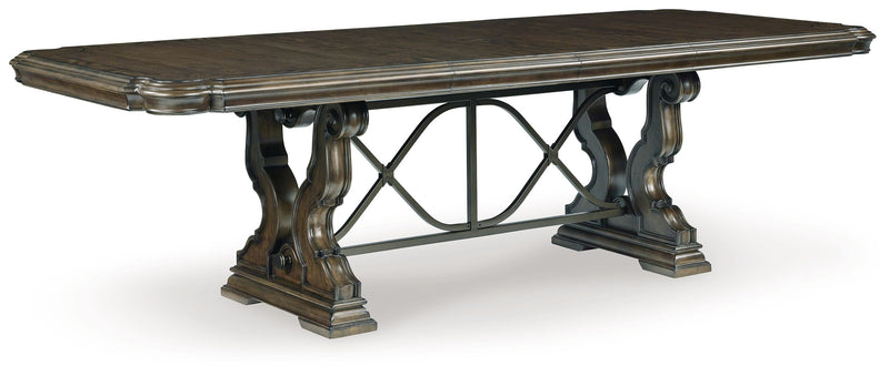 Maylee - Dark Brown - Dining Extension Table - JaxCo Furniture