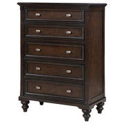 Andover - 5-Drawer Chest Of Drawers - Dark Oak - JaxCo Furniture