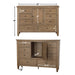 Riverdale - 6 Drawer Dresser - Brown - JaxCo Furniture