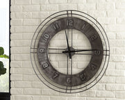 Ana - Antique Gray - Wall Clock - JaxCo Furniture