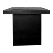 Aurelius - 2 Outdoor Concrete Dining Table - Black - JaxCo Furniture