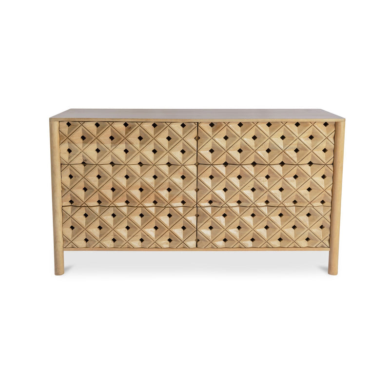 Fulton - 4 Door Sideboard - Natural - JaxCo Furniture