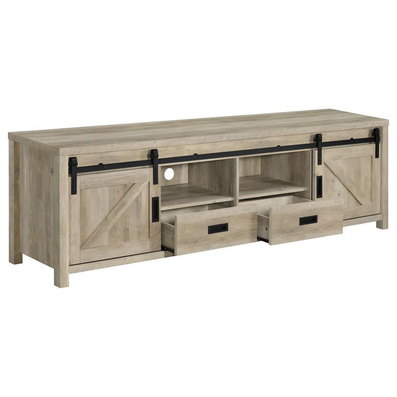 Madra - 2-Door Engineered Wood TV Stand - JaxCo Furniture