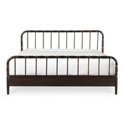 Vivian - King Bed - Dark Brown - JaxCo Furniture
