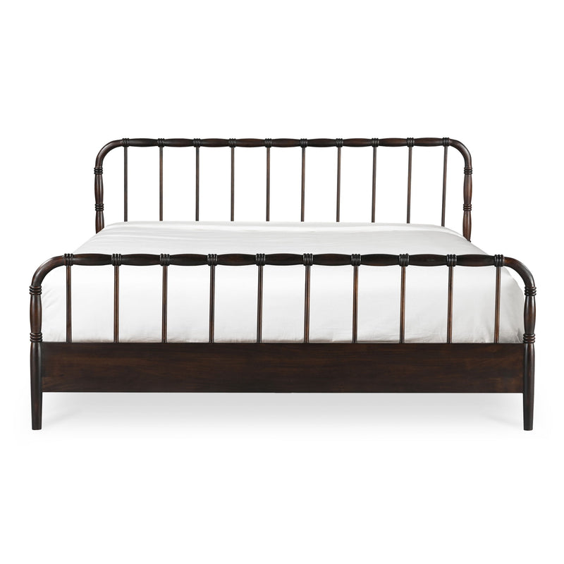 Vivian - King Bed - Dark Brown - JaxCo Furniture