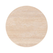 Malani - Travertine Gathering Table - JaxCo Furniture