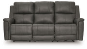 Bleckley - Power Reclining Sofa With Adjustable Headrest - JaxCo Furniture