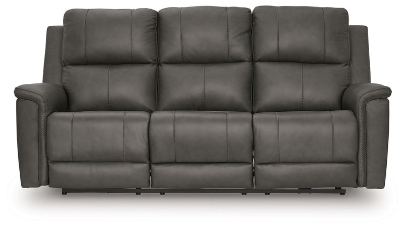 Bleckley - Power Reclining Sofa With Adjustable Headrest - JaxCo Furniture