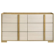 Hyland - 6-Drawer Dresser - Natural - JaxCo Furniture