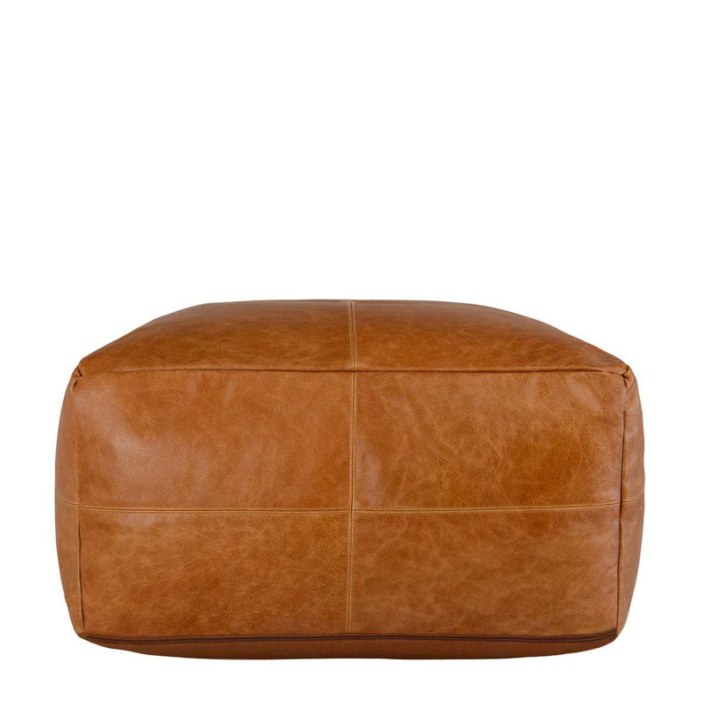 Poufs - Leather Pouf - JaxCo Furniture