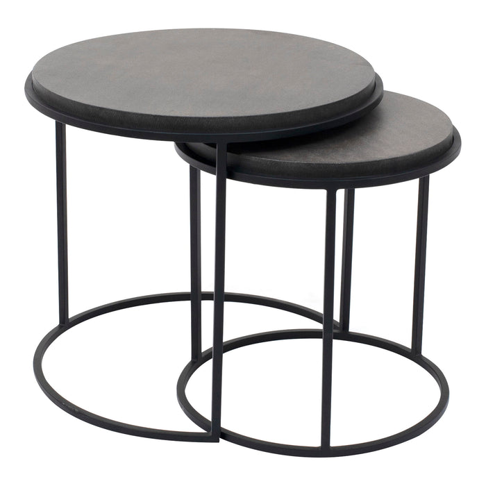 Roost - Nesting Tables (Set of 2) - Black - JaxCo Furniture