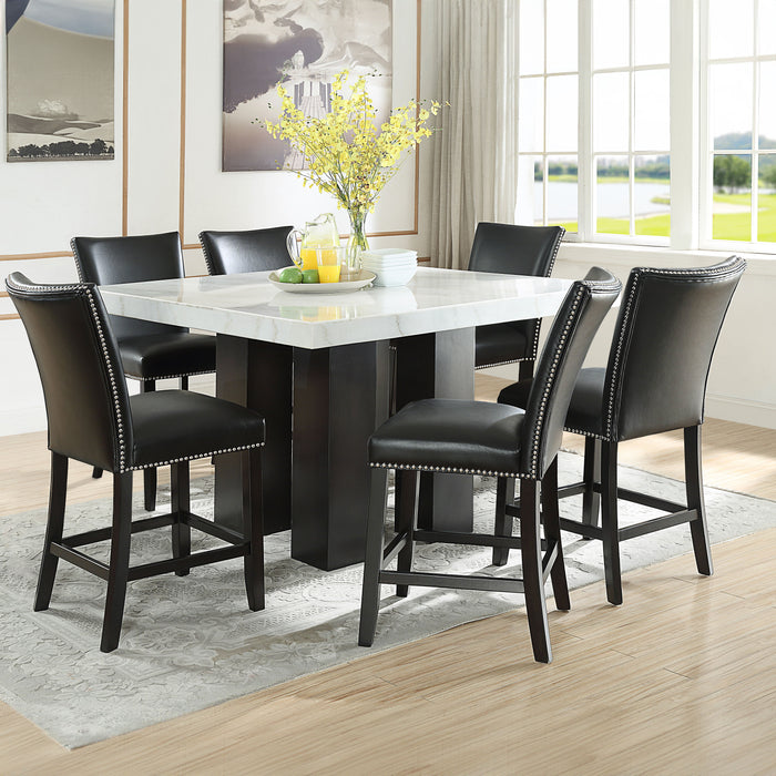 Camila - Square Counter Dining Set - White Top - JaxCo Furniture