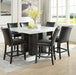 Camila - Square Counter Dining Set - White Top - JaxCo Furniture