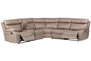 Theon - Modular Manual Reclining Sectional And Entertainment Console - JaxCo Furniture