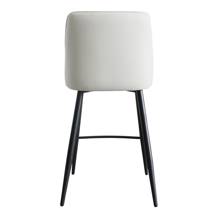 Emelia - Counter Stool - Ivory - JaxCo Furniture