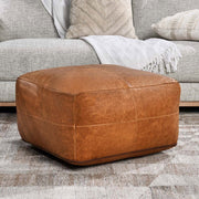 Poufs - Leather Pouf - JaxCo Furniture