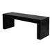 Lazarus - Outdoor Bench - Black - JaxCo Furniture