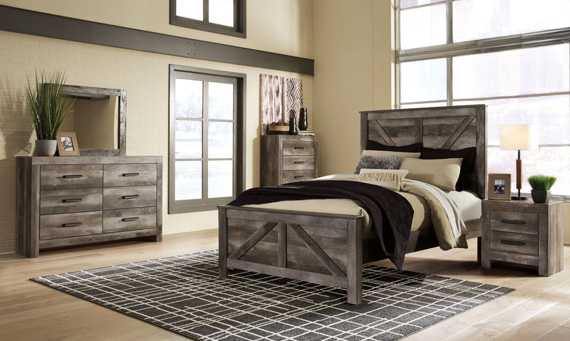 Wynnlow - Crossbuck Panel Bedroom Set - JaxCo Furniture