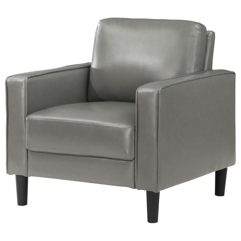 Ruth - Upholstered Track Arm Accent Chair - JaxCo Furniture