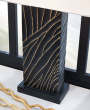 Bartlen - Black / Gold Finish - Poly Table Lamp - JaxCo Furniture