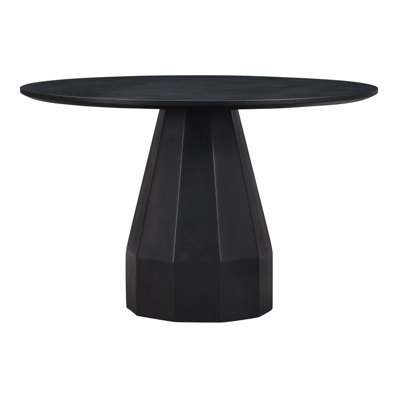 Templo - Concrete Outdoor Dining Table - Black - JaxCo Furniture