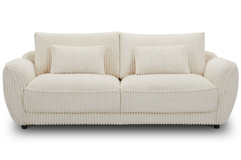Utopia - Sofa And 2 Chair And Half - Mega Ivory - JaxCo Furniture